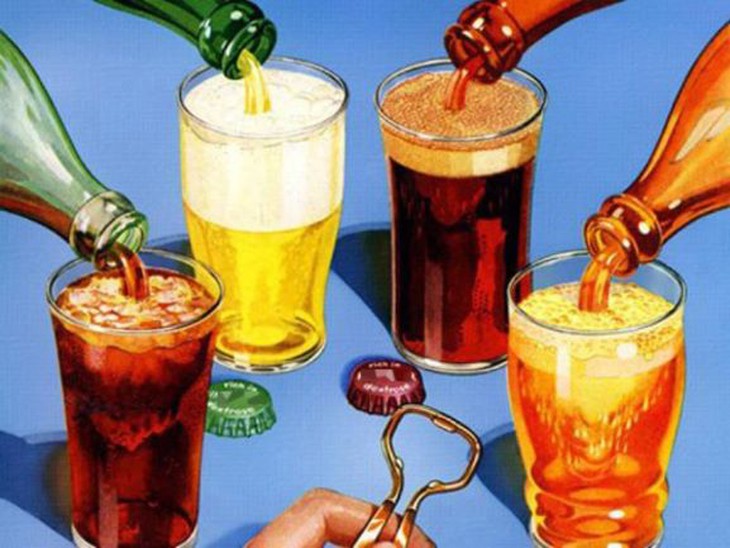 Các loại nước ngọt thường chứa nhiều đường fructose
